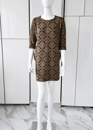 Zara плотное платье мини 6