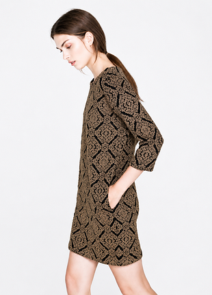 Zara плотное платье мини 3