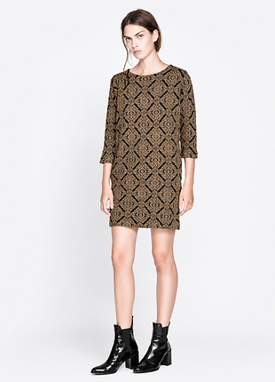 Zara плотное платье мини 2