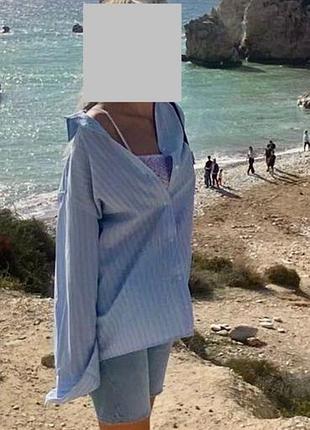 Сорочка бавовна з завʼязками ззаду h&m розміром xs