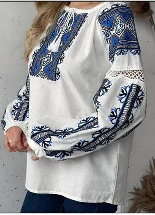 Вышиванка цветочная