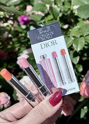 Набір бальзамів для губ addict lip glow (мініатюри)