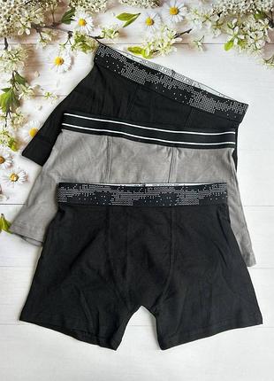 Трусики боксеры на мальчика однотонные (набор 3 шт) primark р.116 см (5-6 лет)