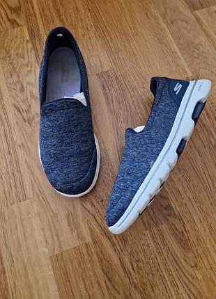 Слипоны мокасины skechers go walk 5 / размер 38,5 оригинал
