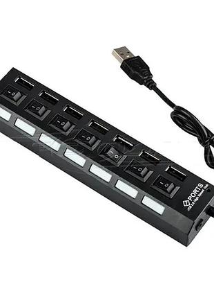 Usb 2.0 hub на 7 usb з перемикачами hub-007