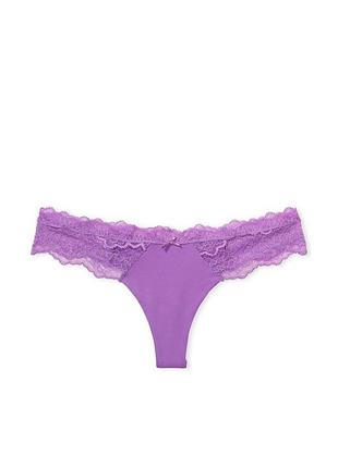 Victoria ́s secret трусики стринги с гипюром
