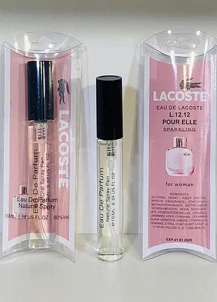Lacoste eau de l.12.12 pour elle sparkling