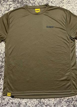 Футболка dewalt (l) цвета хаки