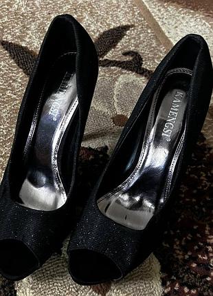 Туфлі жіночі на підборах kimengsi, р. 40🌺👠