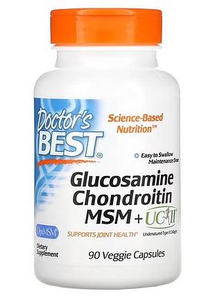 Doctor's best glucosamine chondroitin msm + ucii 90 капсул