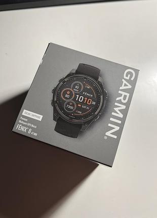 Garmin fenix 8 47mm solar sapphire carbo