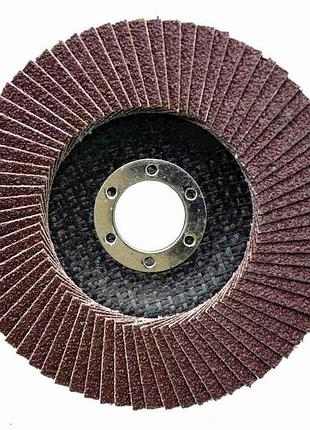 Диск пелюстковий 125мм p120 standard 27 22.23мм тм novoabrasive