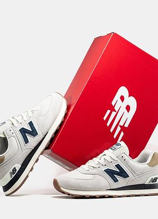 Стильные кроссовки new balance 574 bege