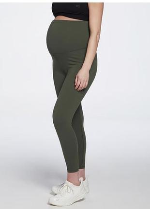 Лосіни для вагітних calia women's maternity essential 7 & 8 leggings olive moss large чорні та хакі