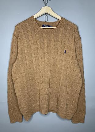 Чоловічий светр polo ralph lauren кофта ральф лорен оригінал бавовна xxl