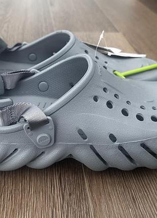 Crocs echo clog оригінал, сірі, нові, гарантія, розмір m12