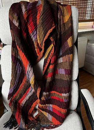 Вовняний шарф від бренду barnett&barnett  100% wool