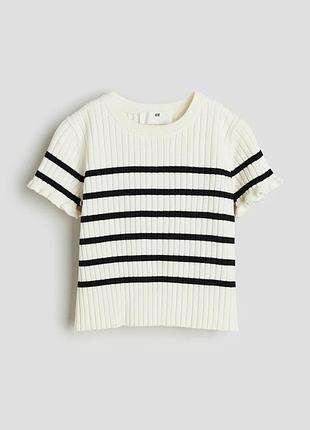 Футболка в рубчик h&amp;m