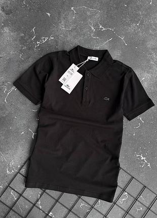Чоловіча футболка поло lacoste premium якості, стильна та зручна модель