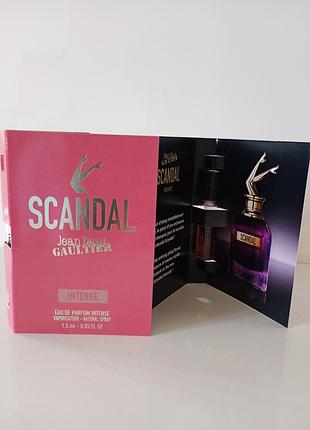 Jean paul gaultier scandal intense
парфюмированная вода для женщин пробник 1.5 мл.