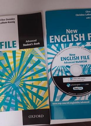 Комплект з англійської мови new english file advanced   підручник і зошит
