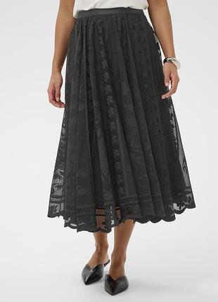 Юбка кружевная свободного кроя finery