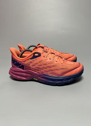 Трейлові бігові кросівки hoka one one speedgoat 5 оригінал 1123158 ffcm