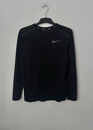 Nike dri-fit miler men’s long-sleeved original чоловічий спортивний лонг найк доя бігу оригінал