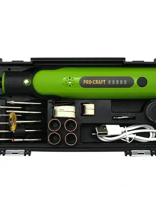 Аккумуляторная гравировочная машина procraft pg8 +22 насадки