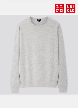 Хлопковый свитер supima uniqlo