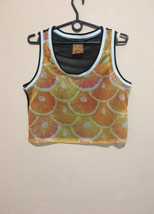 Топ сетка с апельсинами atmosphere