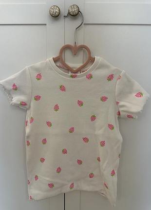 Футболка в рубчик zara 5-6 (116)