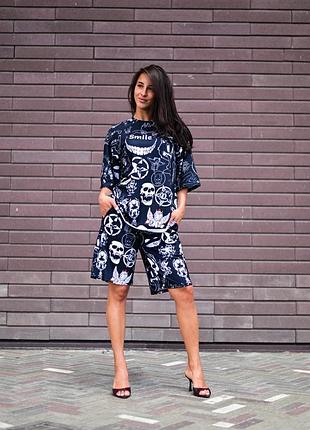 Комплект жіночий шорти футболка 2026 drapp