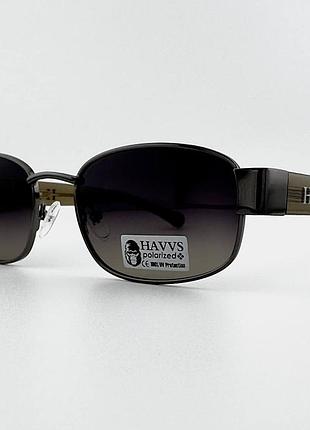 Солнцезащитные очки havvs hv68106 d polarized с поляризацией, черные градиент