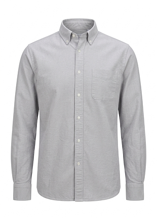 1+1=3! мужская хлопковая рубашка uniqlo slim fit oxford shirt