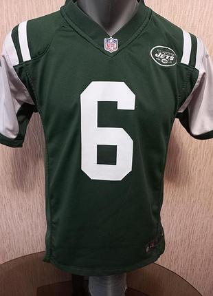 Подростковая футболка nfl nike new york jets #6 (размер 11-12р)
