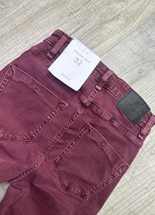 Джинси з розрізами внизу рівні джинси zara bershka мас маркет