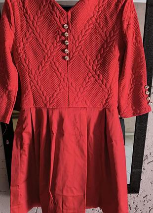 Сукня 👗🎀 красная для девочек опт 2