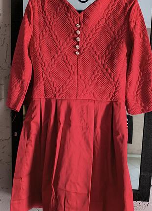 Сукня 👗🎀 красная для девочек опт 4