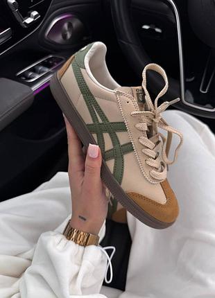 💕 женские кроссовки asics onitsuka tiger 66 tokuten beige/green”