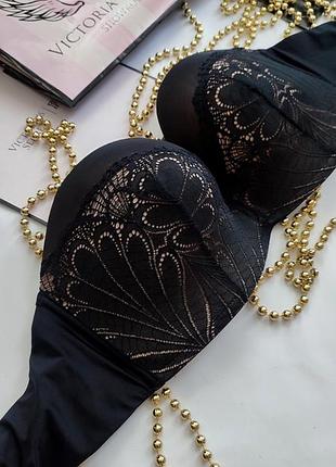 Wonderbra 38c 85c бюстральтер без бритель каркасний бардотка балконет