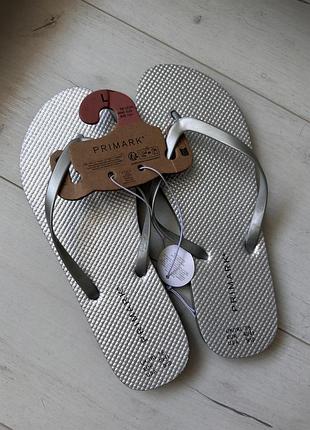 Шлепки / сланцы / вьетнамки primark 40-41 размер