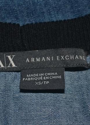 Кофта / реглан / лонгслів / джинс / джинсовий armani exchange 2
