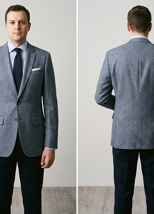 Піджак\блейзер hugo boss hutsons3 wool-linen blazer