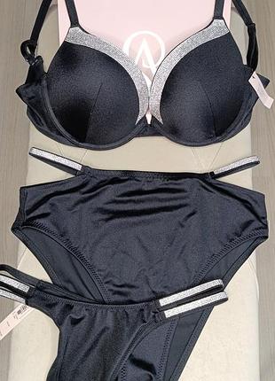 Купальник камешки пуш-ап victoria's secret оригинал 34а 75а 34d 75d