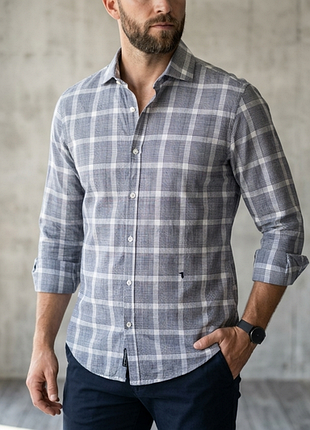 Сорочка\рубашка tru trussardi checked shirt