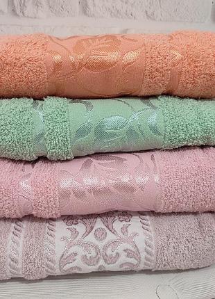 Рушники махрові для обличчя, рук 50*90, туреччина.