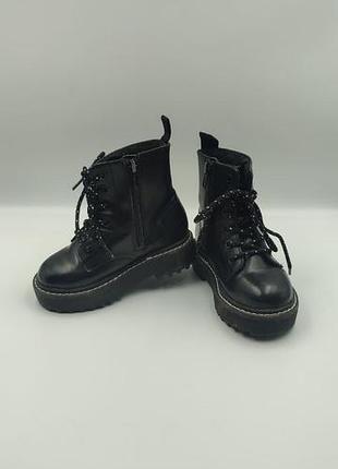 ✨ h&amp;m — стильные демисезонные высокие ботинки в стиле рок/милитари размер 26