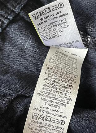 Спідниця лляна , пряма m&s 4