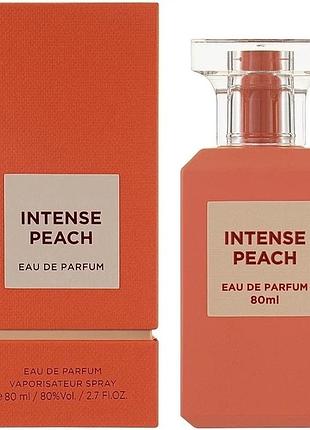 Парфумована вода fragrance world intense peach жіноча